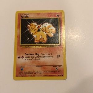 Vulpix Pokemon Card